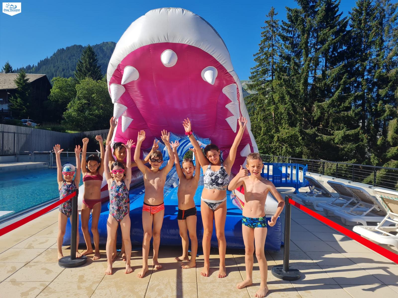 J’apprends à nager