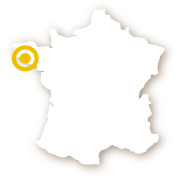 carte de la France Mûr de Bretagne 