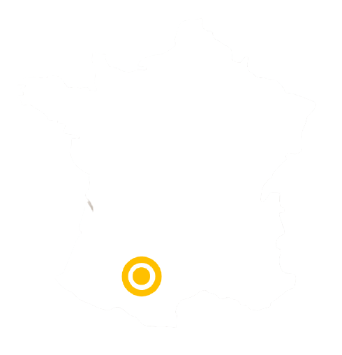 carte de la France Le Garric 